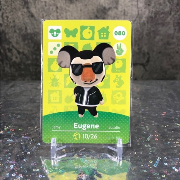 Eugene #080 Animal Crossing Amiibo Card - Picture 2 of 3